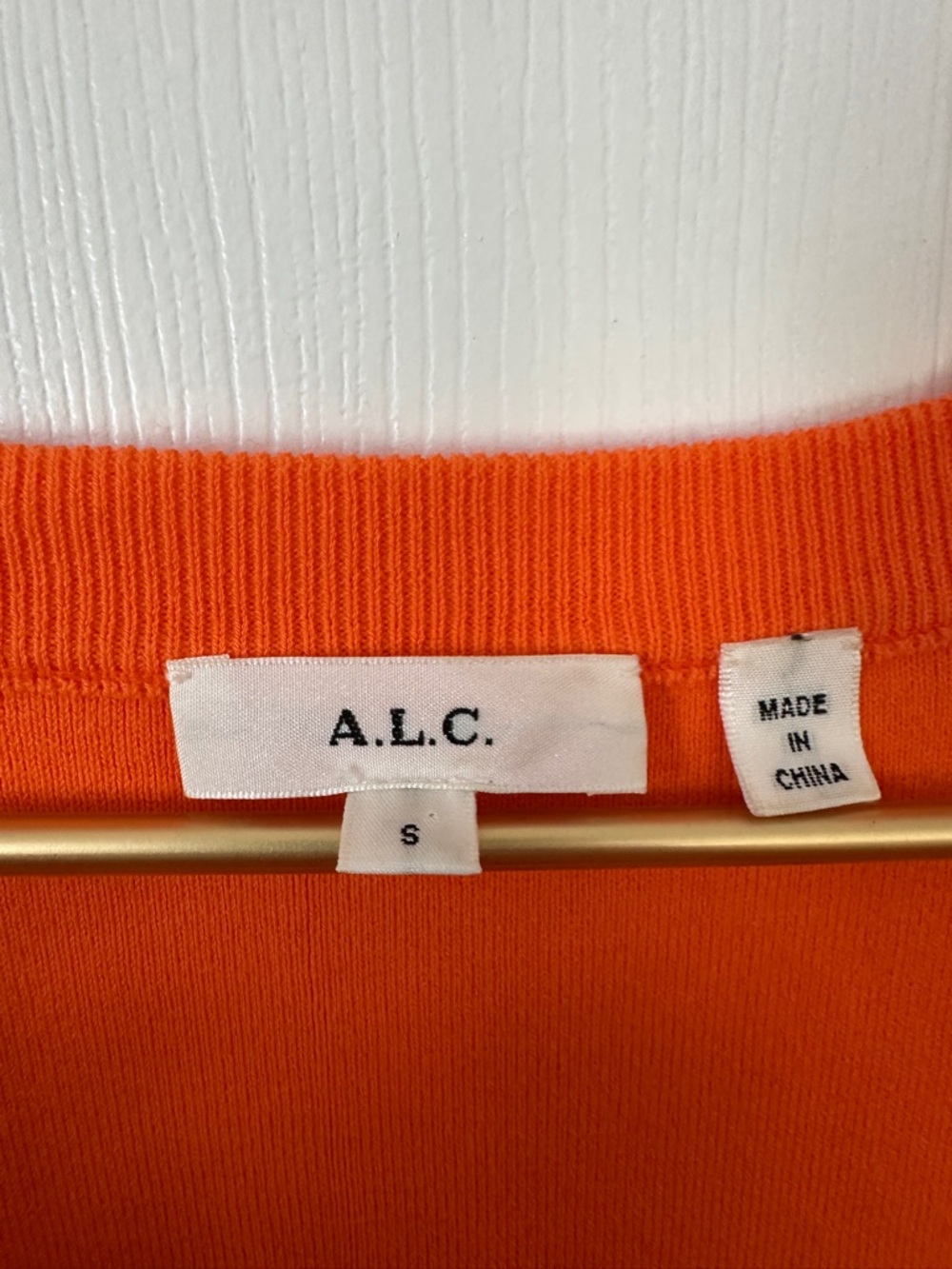 A.L.C. Vibrant Orange Ribbed Tank Maxi Dress - Picture 2 of 5